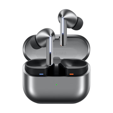 Samsung Galaxy Buds 3 Pro AI True Wireless Bluetooth Earbuds, Noise Cancelling, Sound Optimization, Redesigned Comfort Fit, Silver