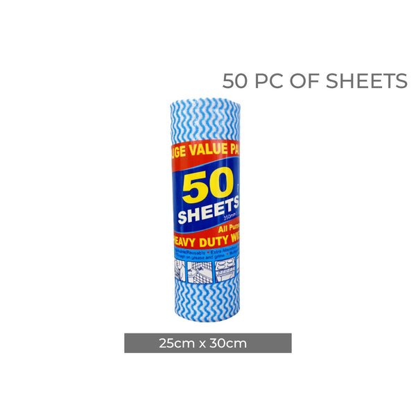 Reusable Kitchen Cleaning Wipes Roll – Washable, Absorbent & Eco-Friendly Multi-Purpose Cleaning Sheets