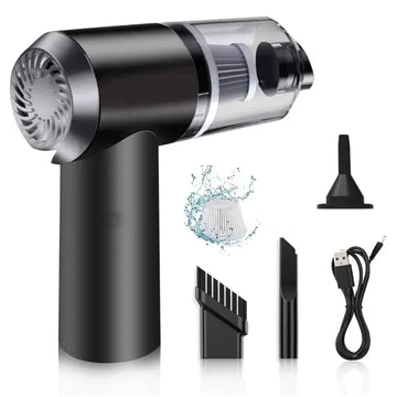 3 In 1 Portable Vacuum Cleaner Duster Blower Air Pump Wireless Hand Held Cleaning For Car And Home